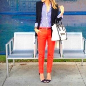 J Crew // City Fit Dot Dash Pants